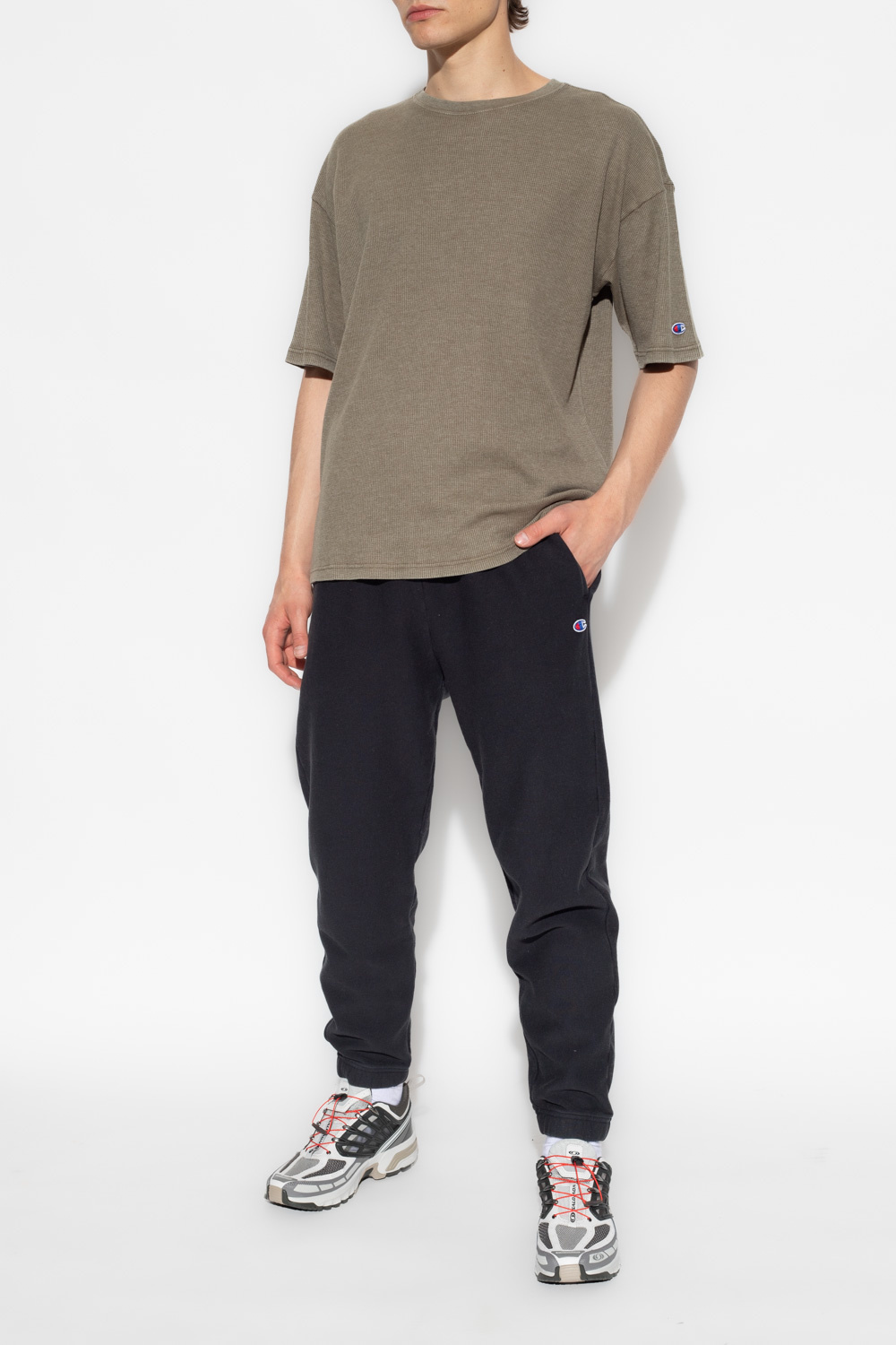 Champion stripe cheap sweatpants